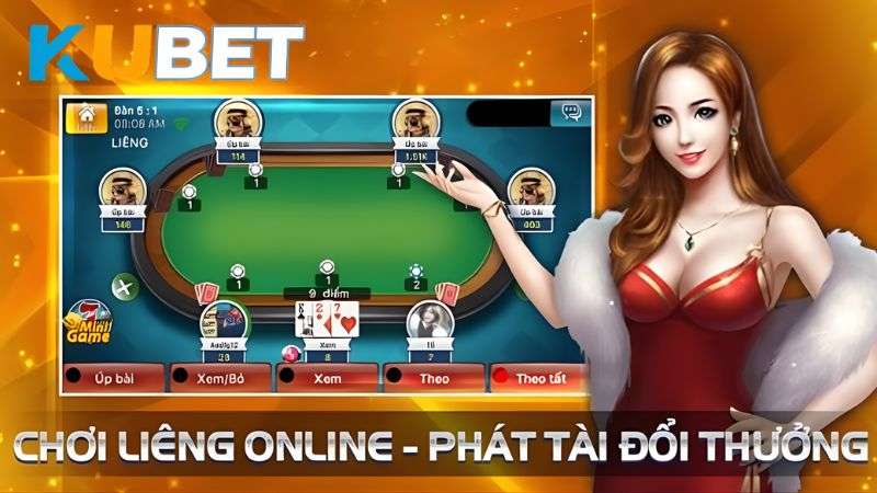 Bài Liêng là game bài tính điểm, mỗi người nhận được 3 lá từ Dealer